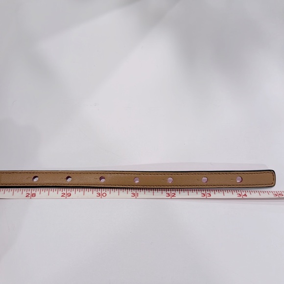 Kate Spade Pink Patent Leather Shoestring Bow Belt (size medium) - Picture 7 of 8